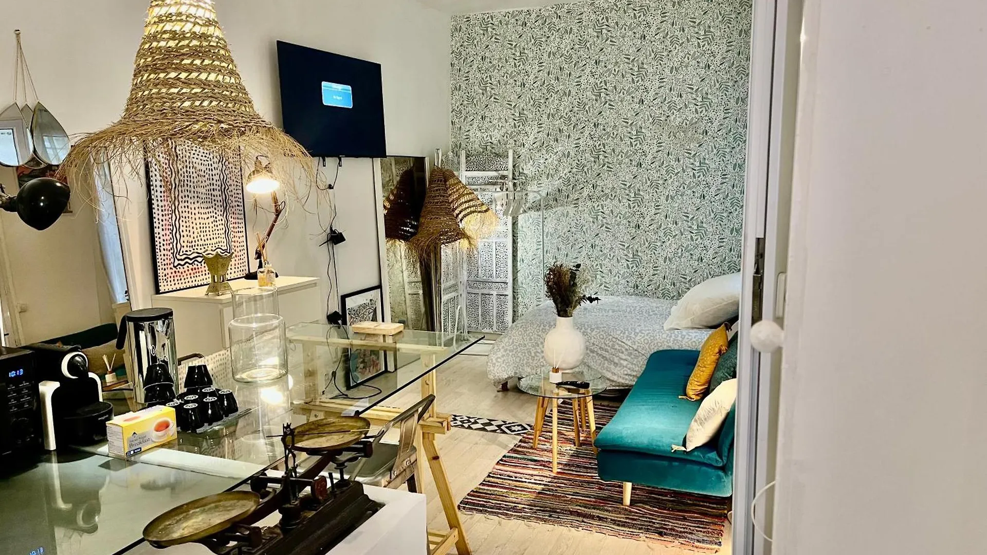 Studio Centre Paris Calme Cosy דירה