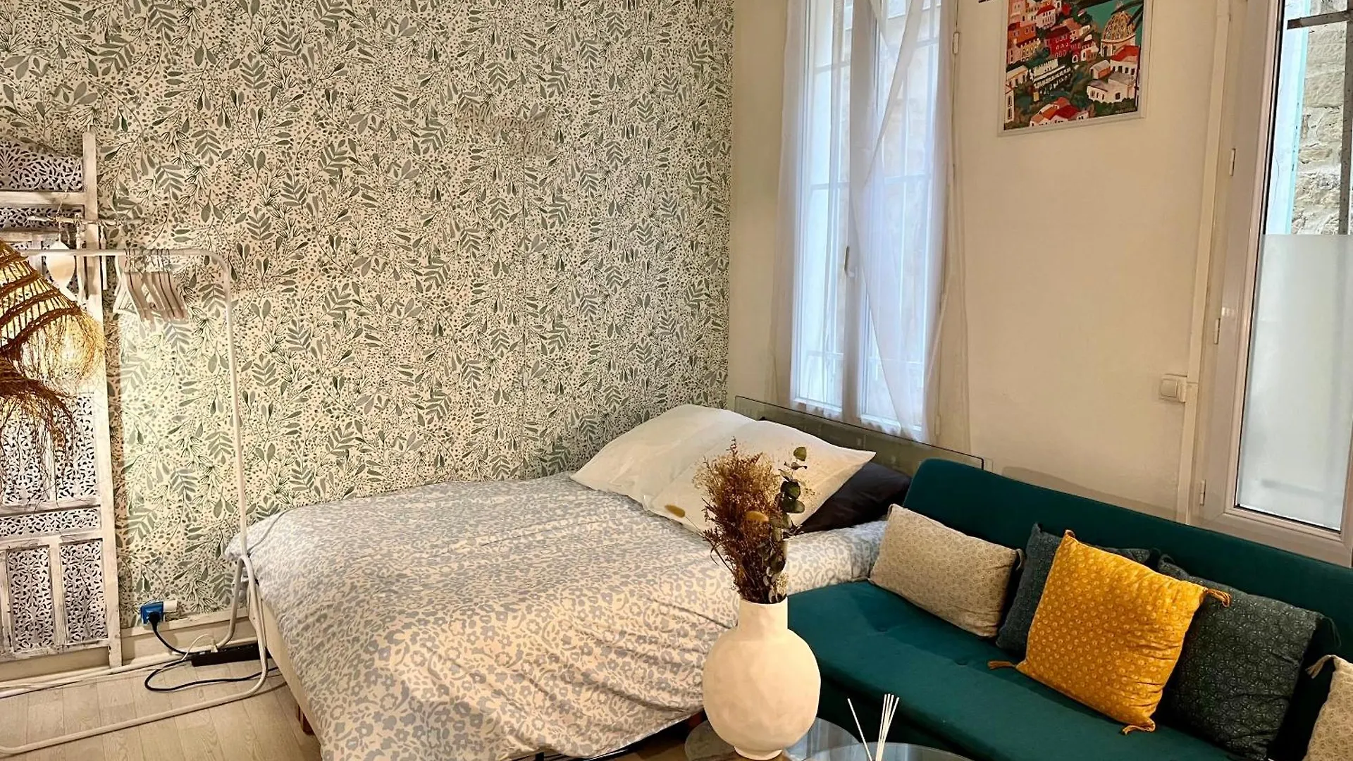 Studio Centre Paris Calme Cosy Fransa